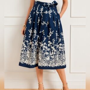 Talbots Piper Pleated Patio Skirt